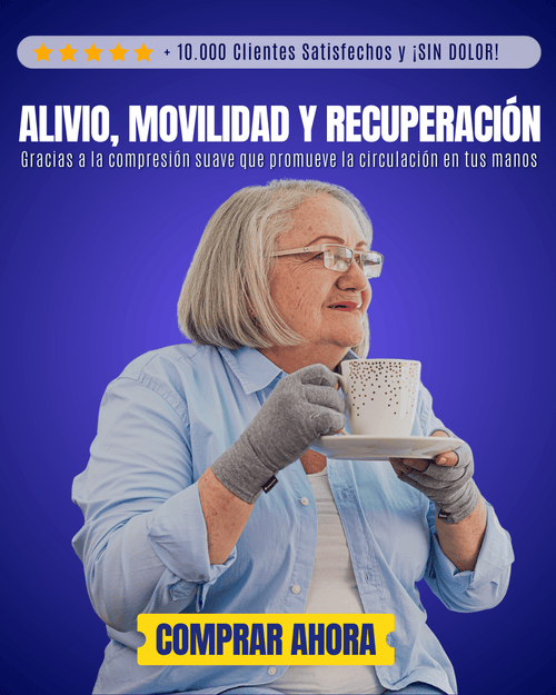 Guantes de Compresión Suave FISIHO® – Alivio de Dolor por Artritis, Túnel Carpiano y Más...