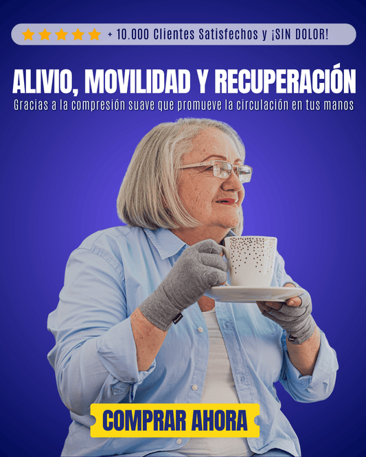 Guantes de Compresión Suave FISIHO® – Alivio de Dolor por Artritis, Túnel Carpiano y Más...